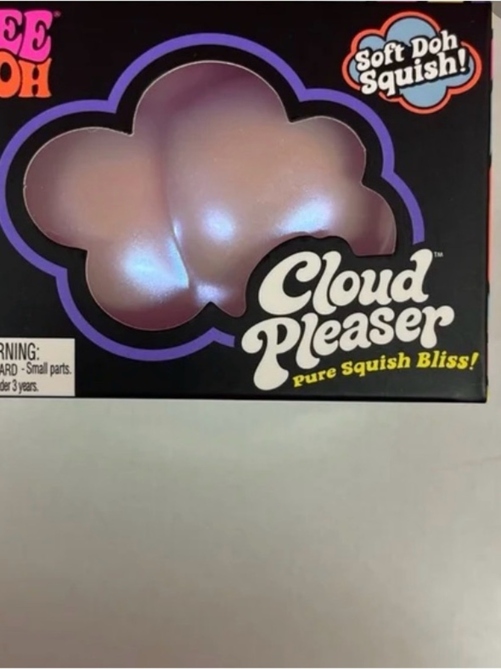 Cloud Pleaser Soft Doh Squish! Iridescent Pink Cloud Toy